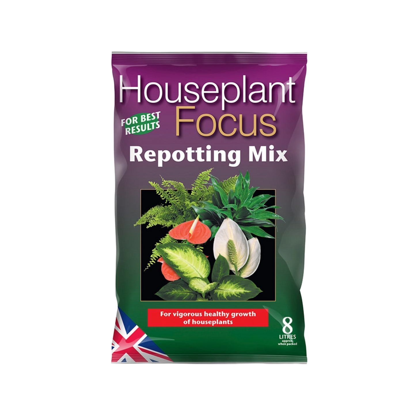 Houseplant Focus Peat Free Repotting Soil Mix 8L