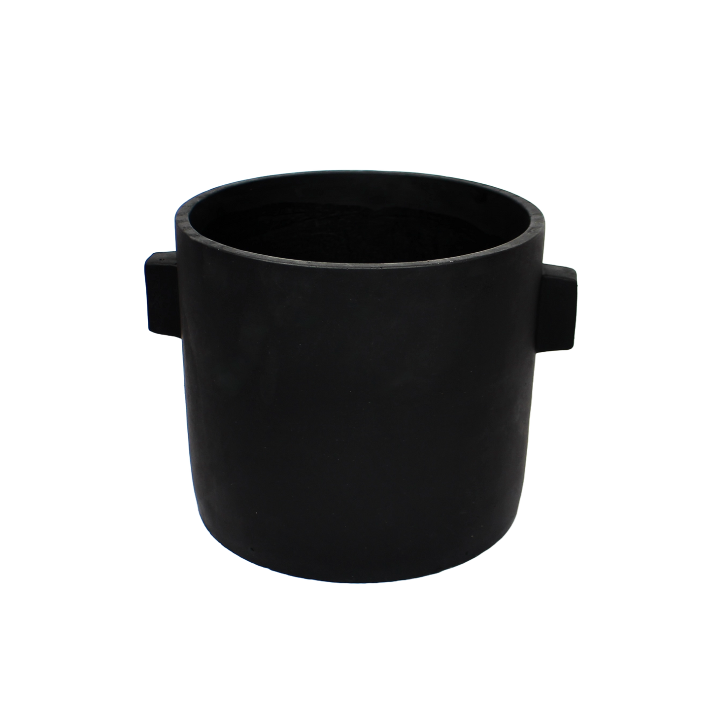 Concrete Ears Pot - Black D19cm
