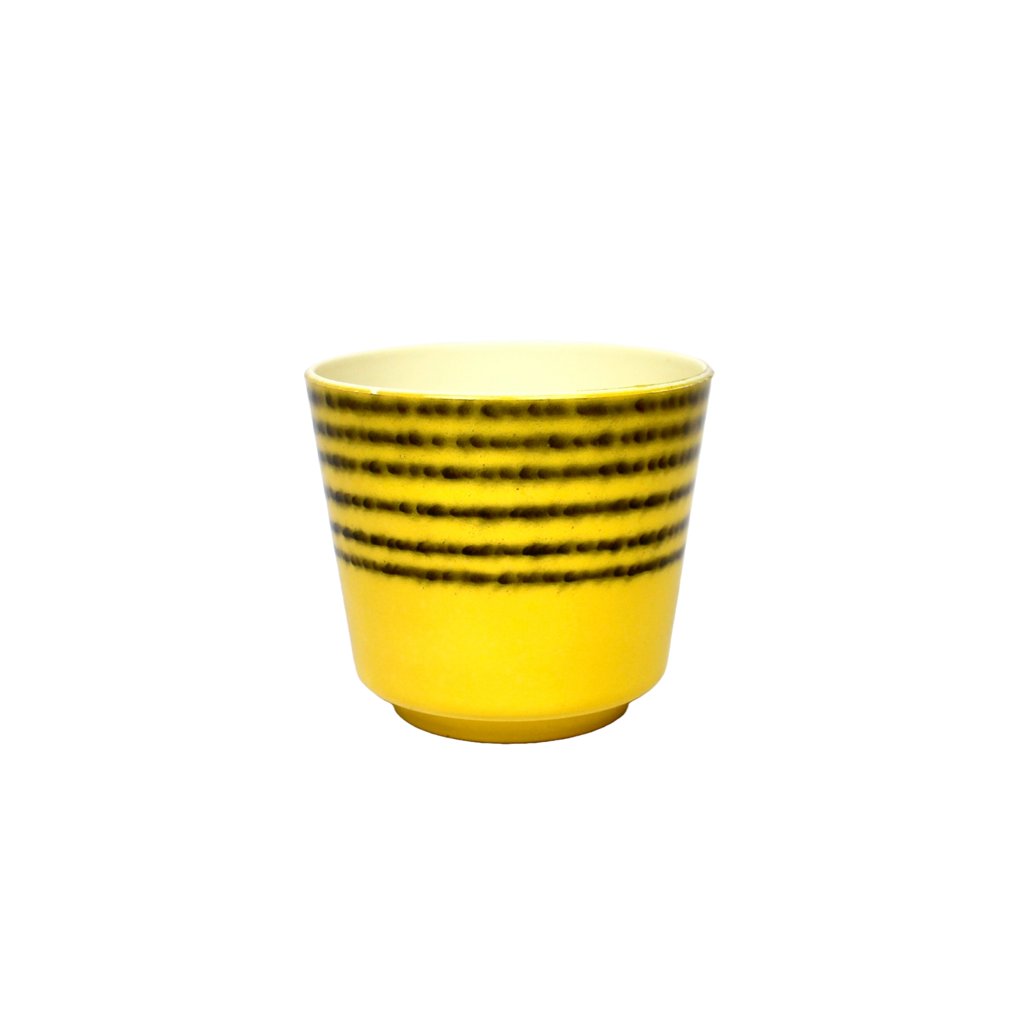 Vintage 1960s/70s Demolet Plastic Planters D9.5cm