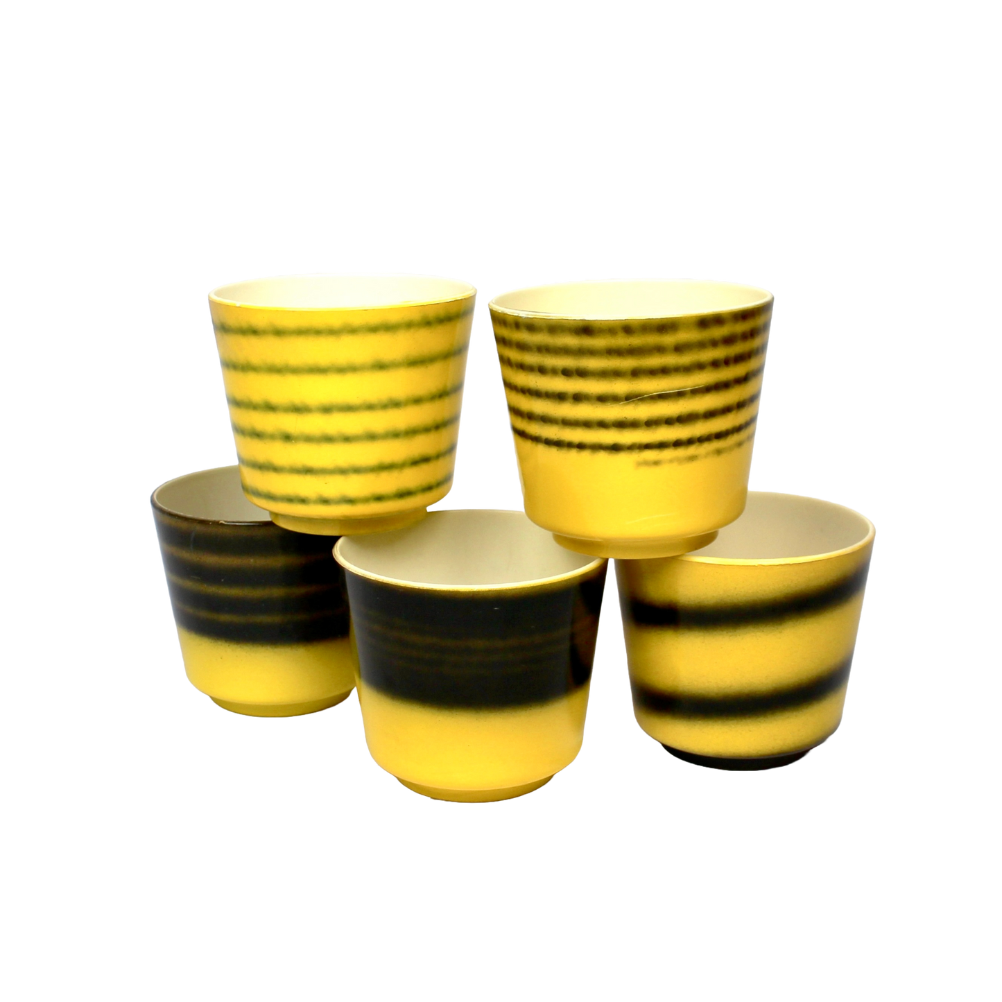 Vintage 1960s Demolet Planters D9.5cm
